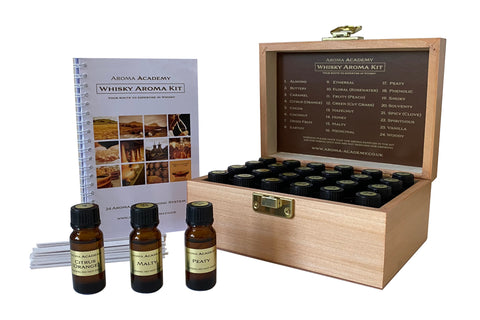 Whisky Aroma Kit - 24 Aroma Wooden Box