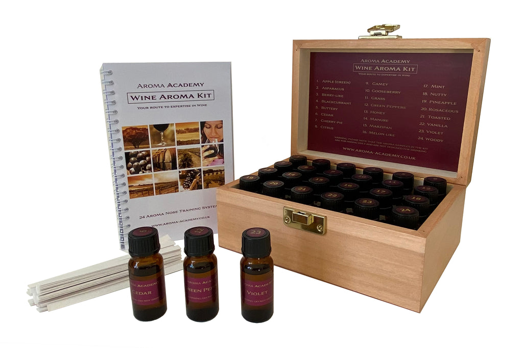 Wine Aroma Kit - 24 Aroma Wooden Box